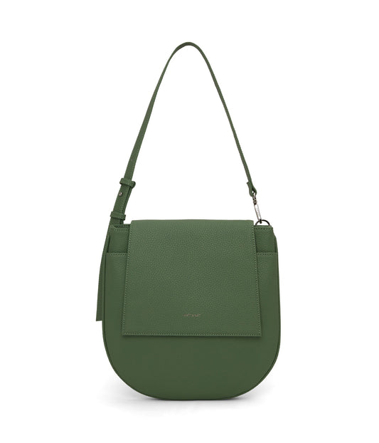 MATCH Vegan Shoulder Bag - Purity | Color: Green - variant::herb