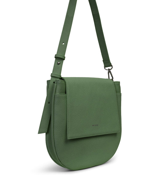 MATCH Vegan Shoulder Bag - Purity | Color: Green - variant::herb