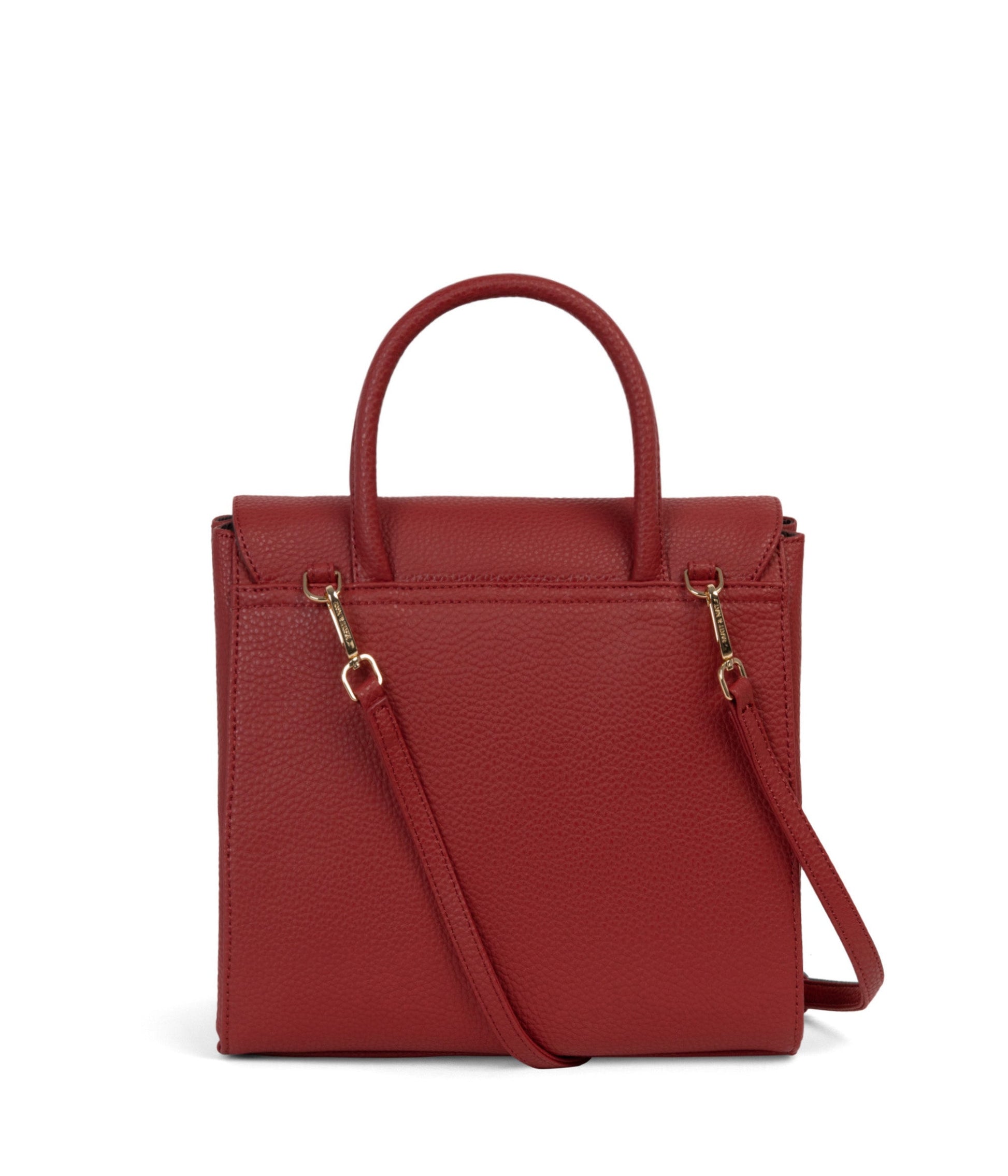 ADELSM Small Vegan Satchel - Purity | Color: Red - variant::passion