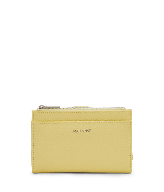 MOTIVSM Small Vegan Wallet - Purity | Color: Yellow - variant::daffodil