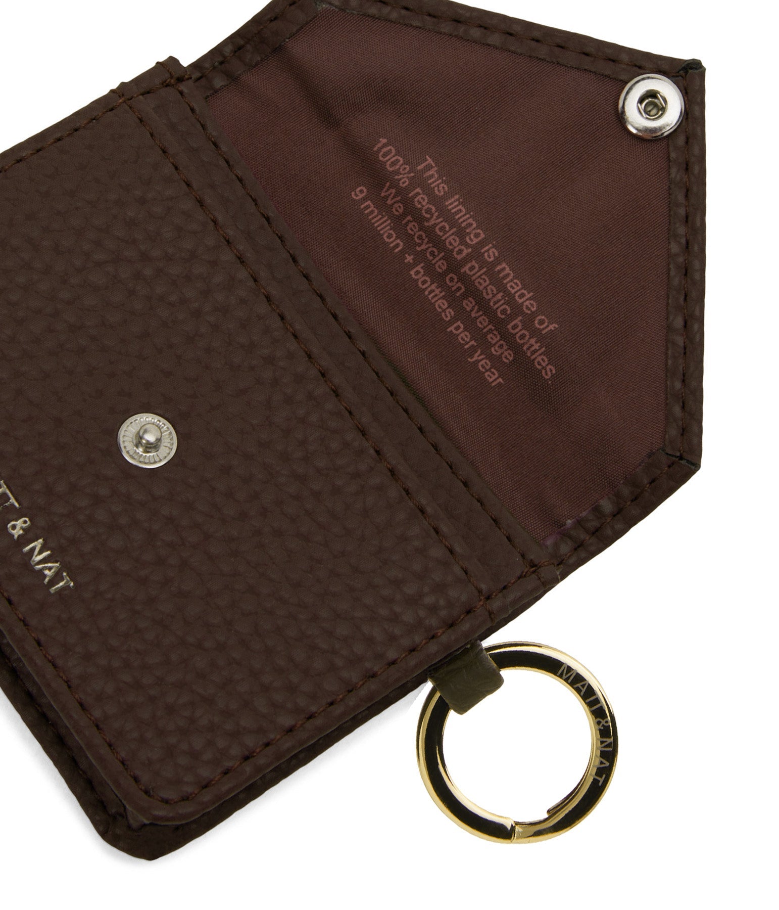 OZMA Vegan Coin Purse - Purity | Color: Brown - variant::chocolate