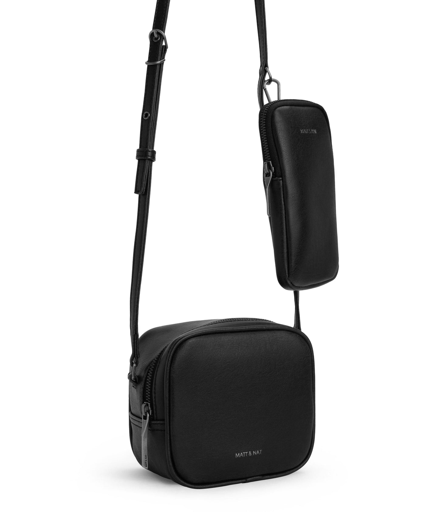 SWAE Vegan Crossbody Bag - Vintage | Color: Black - variant::black