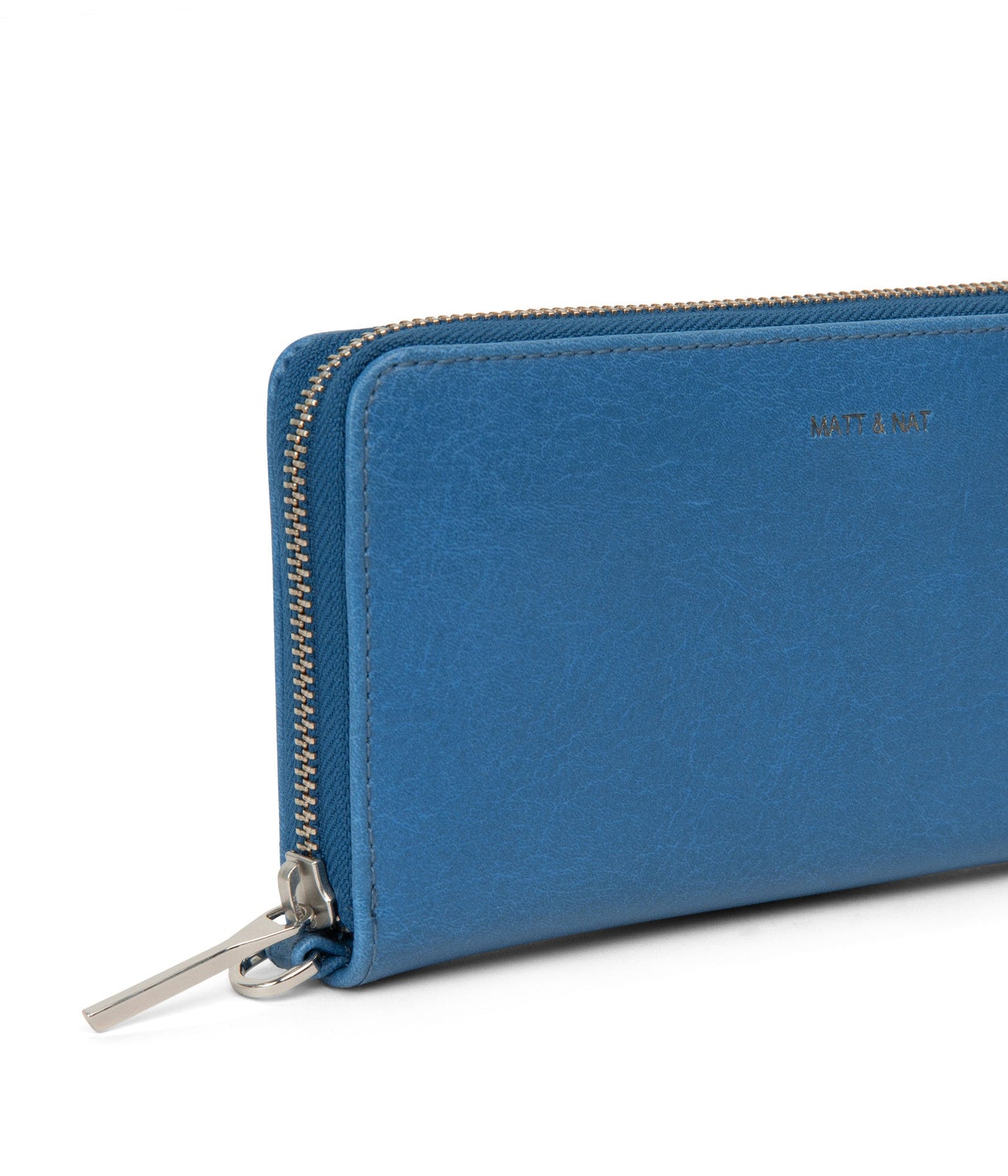 ELM Vegan Continental Wallet - Vintage | Color: Blue - variant::bluejay