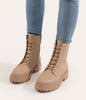 MAREE Women's Vegan Combat Boots | Color: Black - variant::black