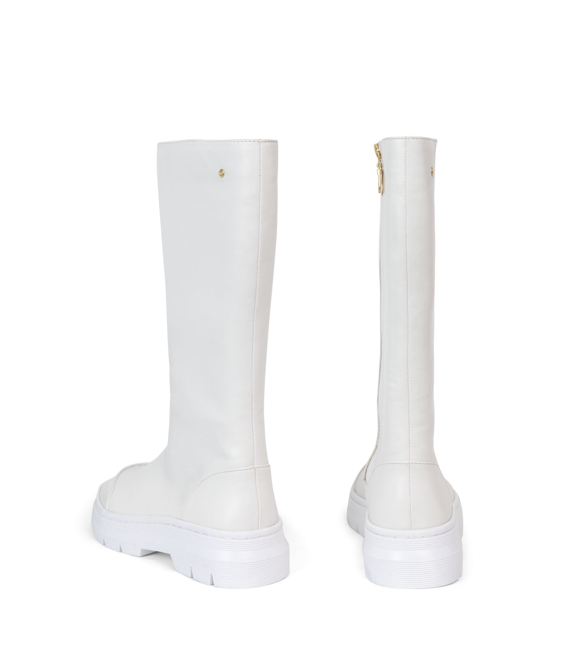 SUMI Women's Tall Vegan Boots | Color: White - variant::white