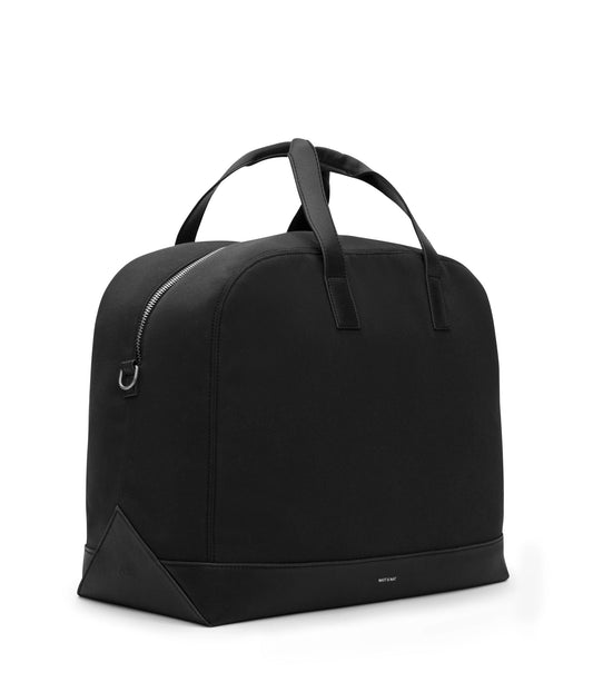 CALVI Vegan Weekender Bag - Canvas | Color: Black - variant::black