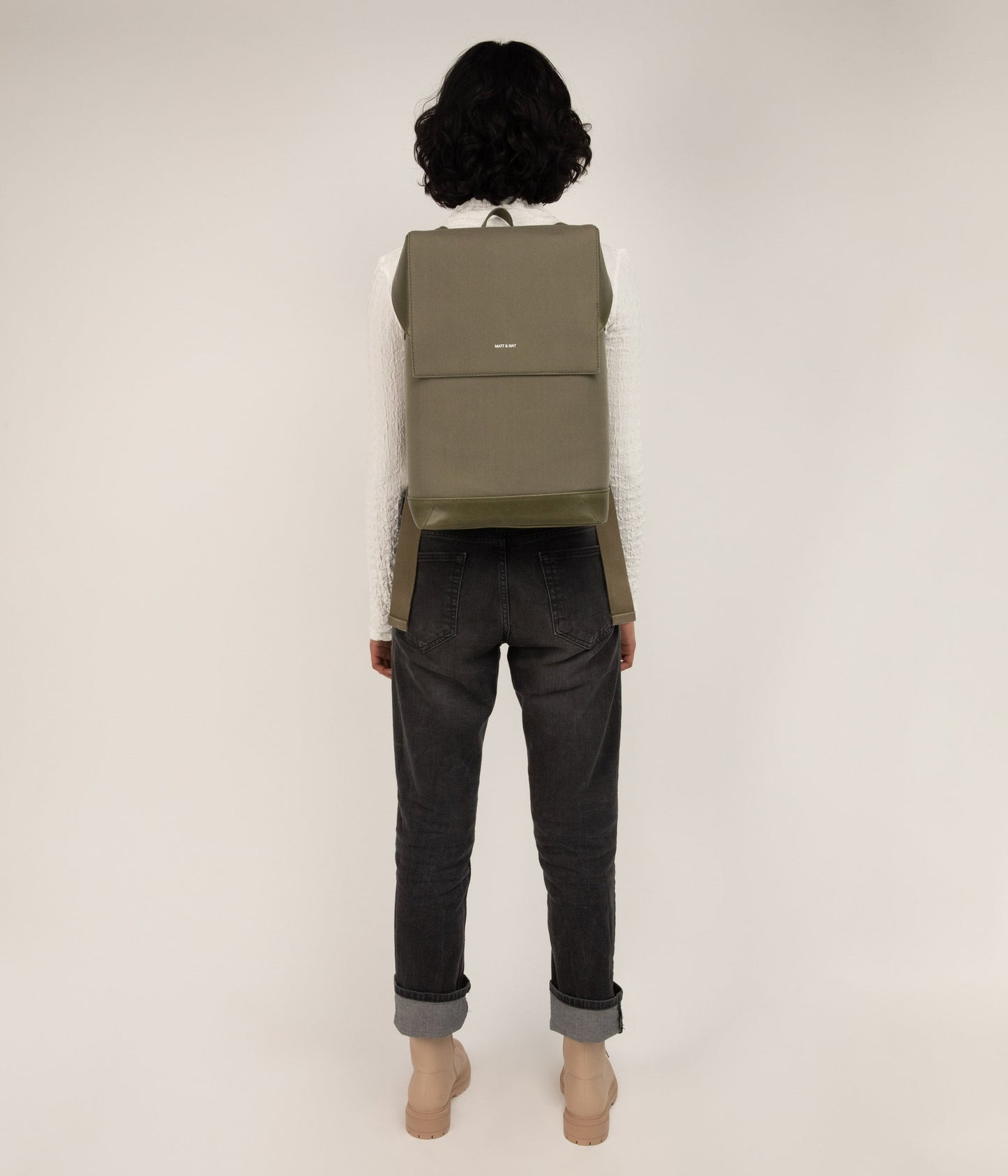 HOXTON Vegan Backpack - Canvas | Color: Brown - variant::chili