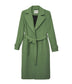 EVIE Women's Vegan Wool Coat | Color: Green - variant::herb
