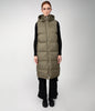 SANAH Women's Vegan Puffer Vest | Color: Green - variant::olive