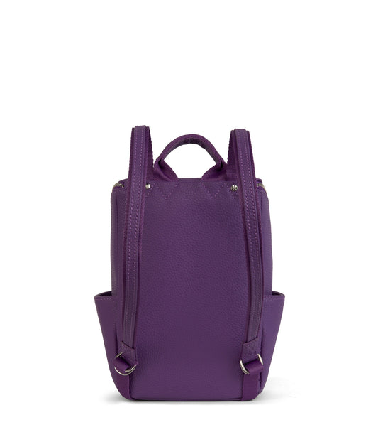 BRAVESM Small Vegan Backpack - Purity | Color: Purple - variant::violet
