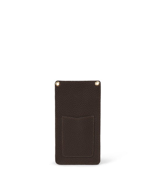 CUE Vegan Crossbody Phone Bag - Purity | Color: Brown - variant::truffle