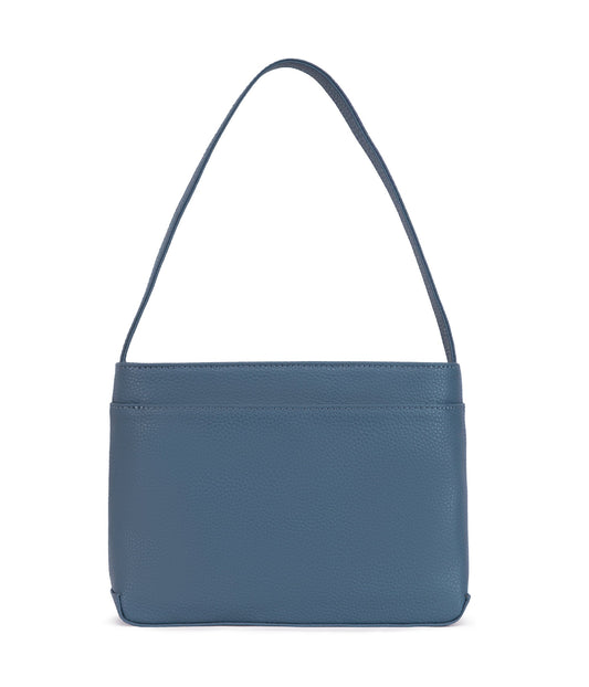 LUISA Vegan Shoulder Bag - Purity | Color: Blue - variant::galaxy