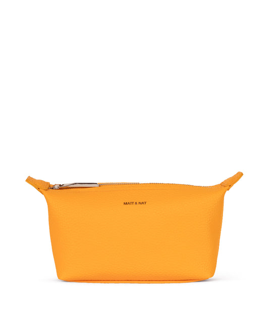ABBI MINI Vegan Cosmetic Bag - Purity | Color: Orange - variant::arancia