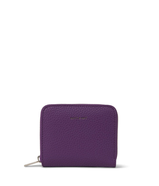 RUE Small Vegan Zip Wallet - Purity | Color: Purple - variant::violet