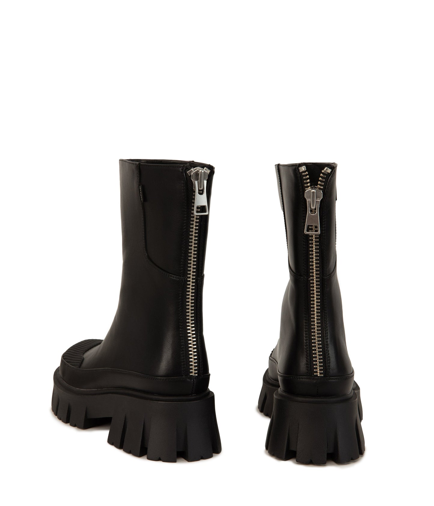 AVIKA Women's Vegan Chunky Chelsea Boots | Color: Black - variant::black