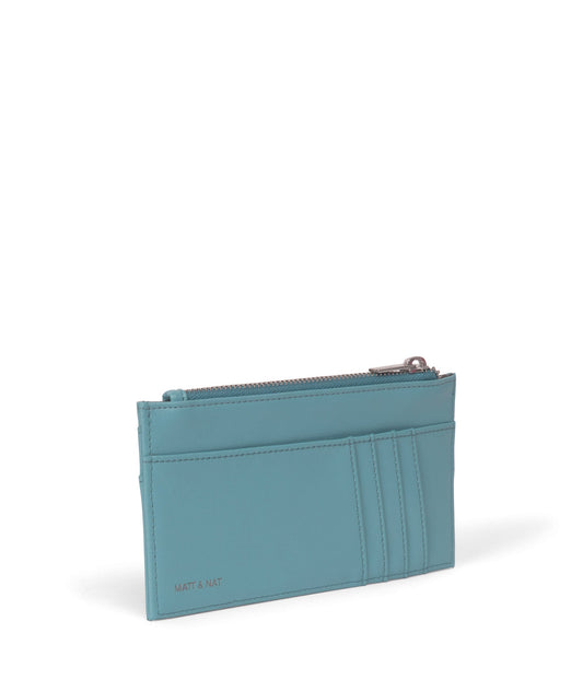 NOLLY Vegan Wallet - Sol | Color: Blue - variant::canal