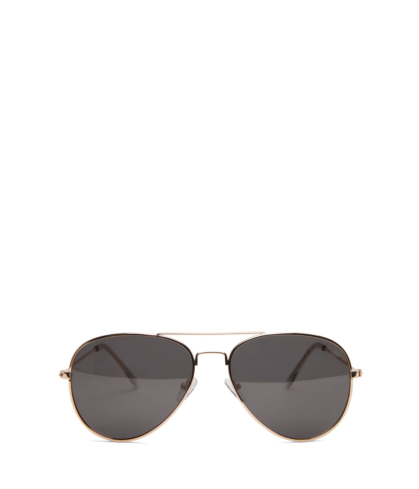 SADIE Metal Aviator Sunglasses | Color: Gold - variant::golsmo