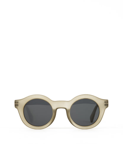 SURIE-2 Recycled Round Sunglasses | Color: Green - variant::olive
