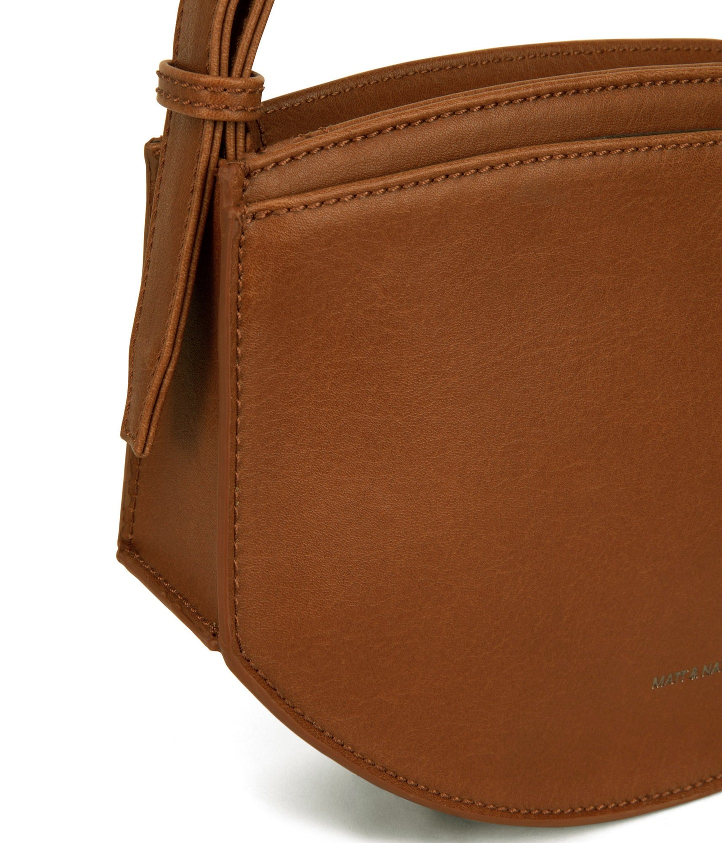 JENINE Vegan Shoulder Bag - Vintage | Color: Brown - variant::chili