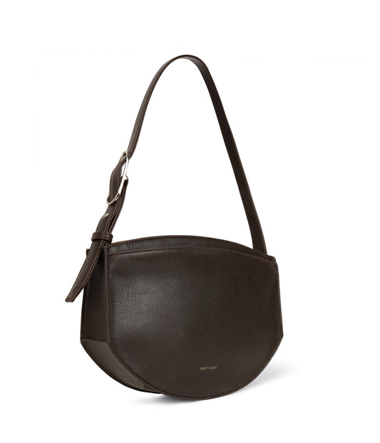 JENINE Vegan Shoulder Bag - Vintage | Color: Brown - variant::espresso