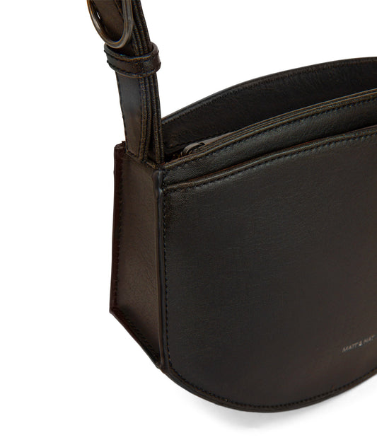 JENINE Vegan Shoulder Bag - Vintage | Color: Brown - variant::espresso