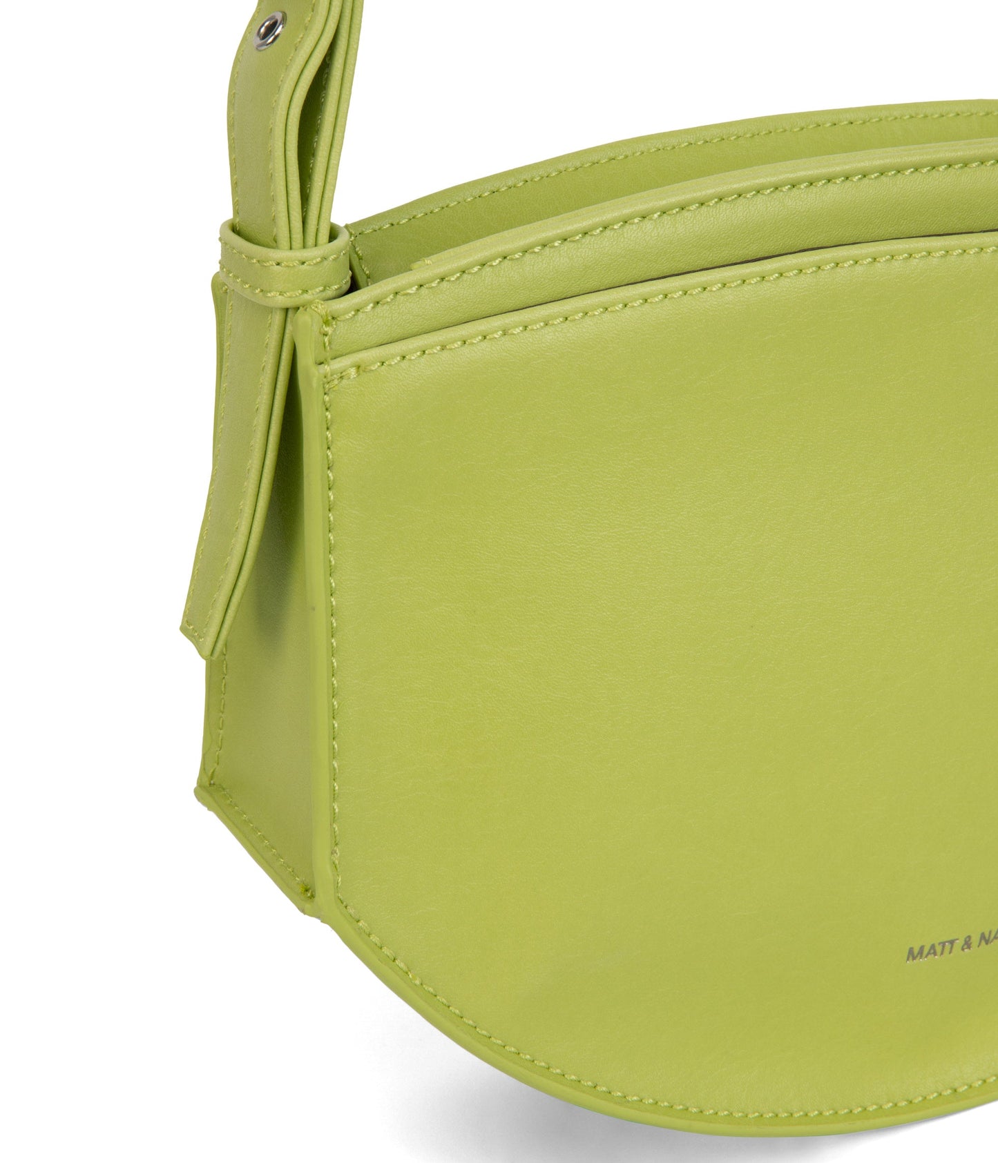 JENINE Vegan Shoulder Bag - Vintage | Color: Green - variant::honeydew