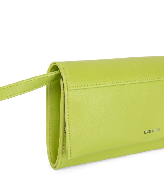 LETTE Vegan Wallet Crossbody Bag - Vintage | Color: Green - variant::honeydew