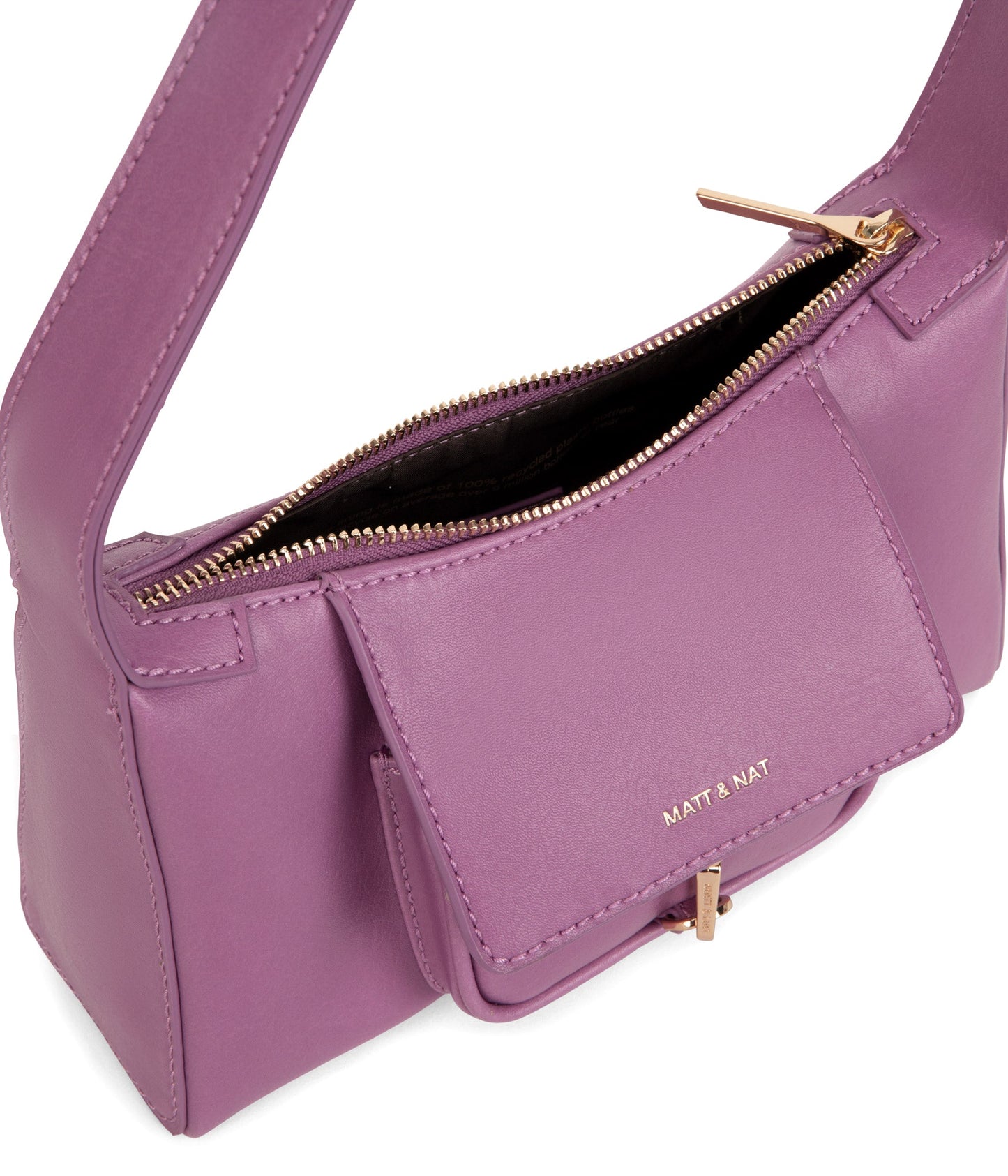 LOTI Vegan Shoulder Bag - Vintage | Color: Pink - variant::wisteria