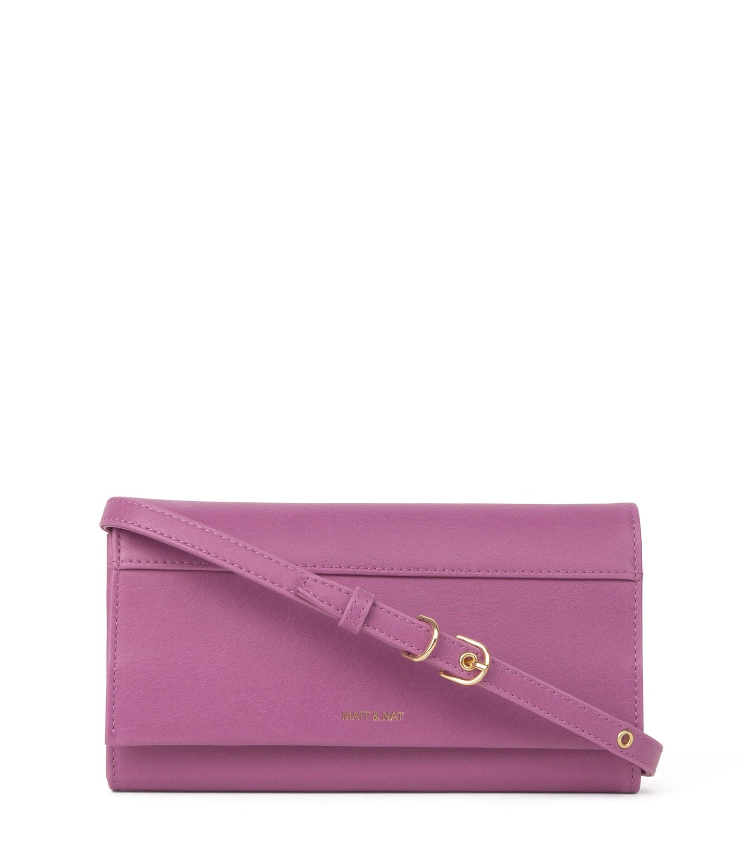 LETTE Vegan Wallet Crossbody Bag - Vintage | Color: Pink - variant::wisteria