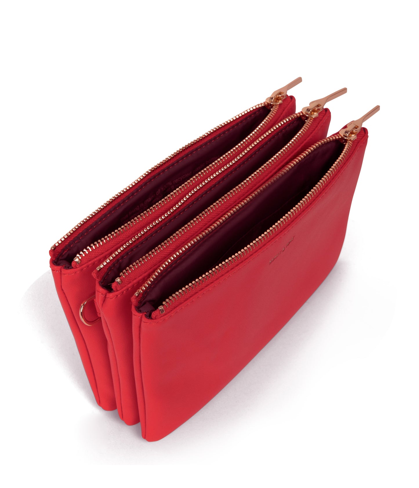 TRIPLET Vegan Crossbody Bag - Sol | Color: Red - variant::sorbet