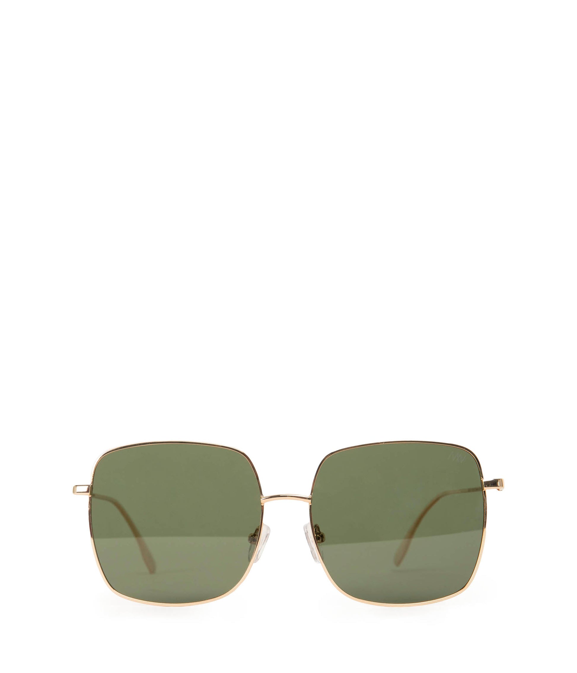 KAYA Square Sunglasses | Color: Gold, Green - variant::gololi