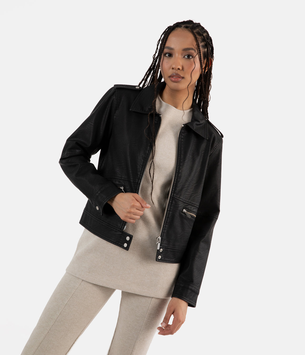 VAUGHN Vegan Leather Jacket | Matt & Nat UK