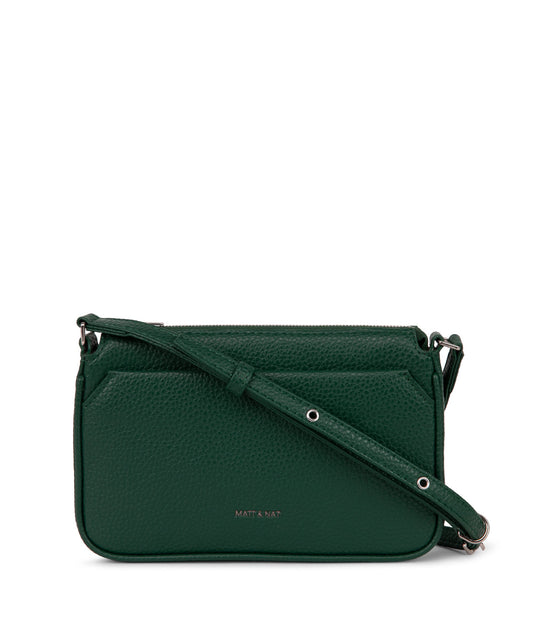 IVY Vegan Crossbody Bag - Purity | Color: Green - variant::empress