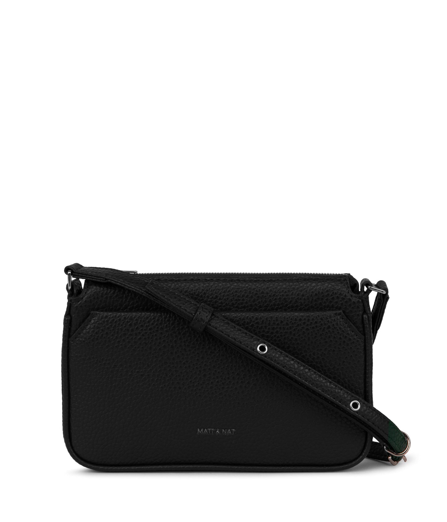 IVY Vegan Crossbody Bag - Purity | Color: Black - variant::black