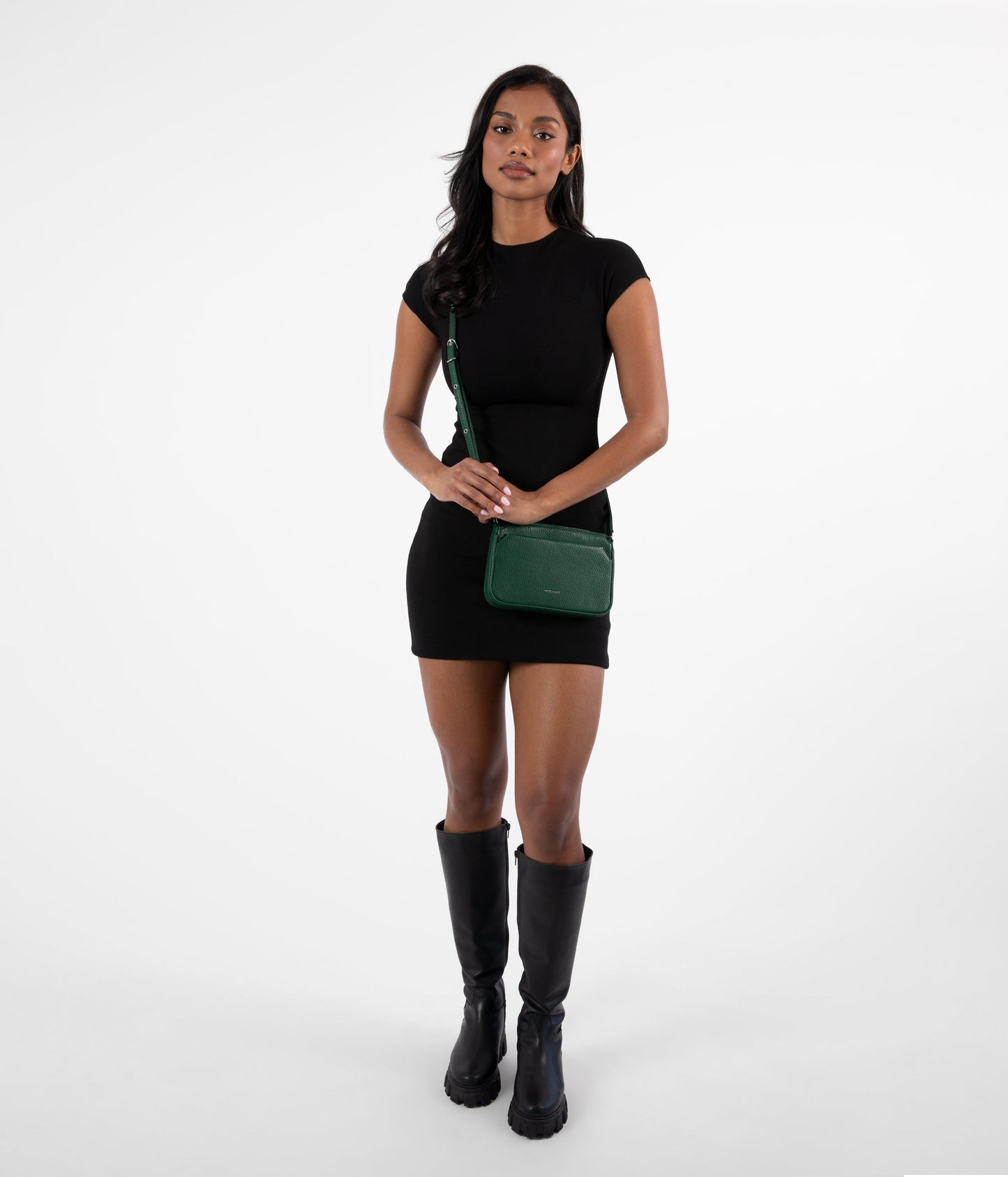 IVY Vegan Crossbody Bag - Purity | Color: Green - variant::empress