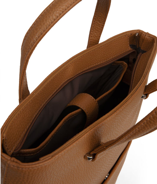 LENNIE Vegan Tote Bag - Purity | Color: Tan, Brown - variant::amber