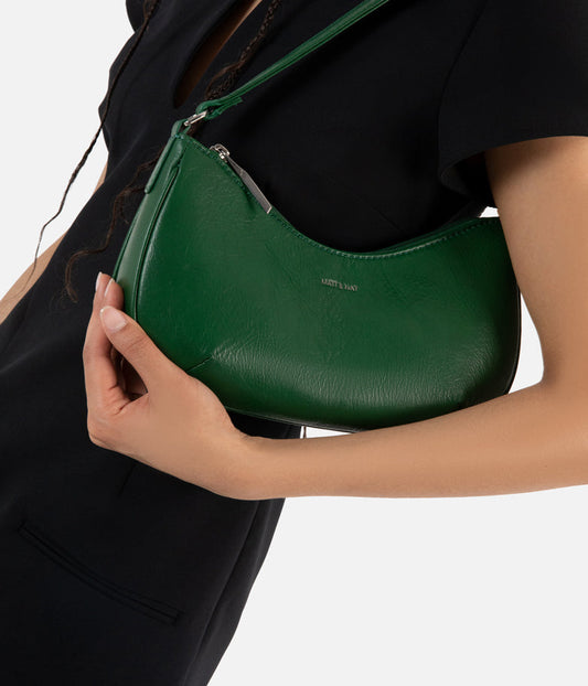 MARI Vegan Shoulder Bag - Theme | Color: Green - variant::mural