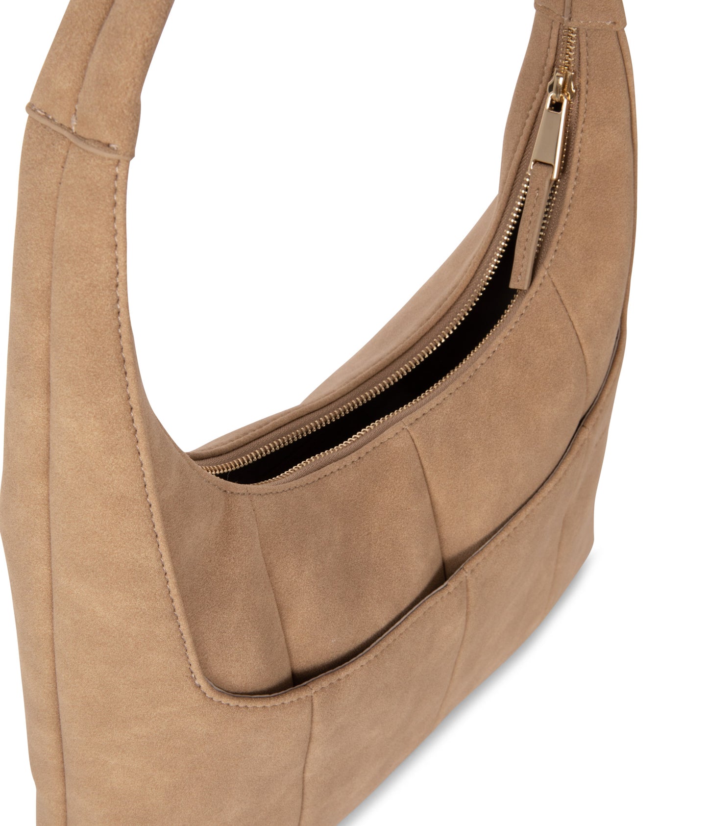 EMMA Vegan Shoulder Bag – Solstice | Color: Latte - variant::latte