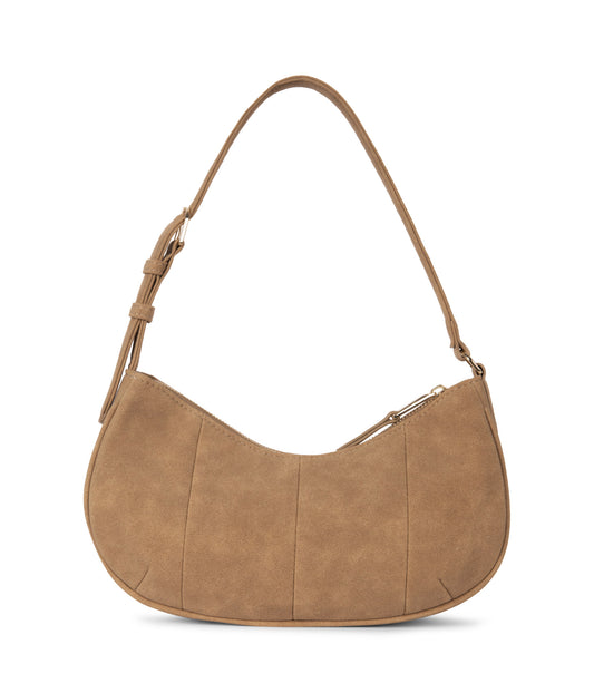 MARI Vegan Shoulder Bag – Solstice | Color: Latte - variant::latte