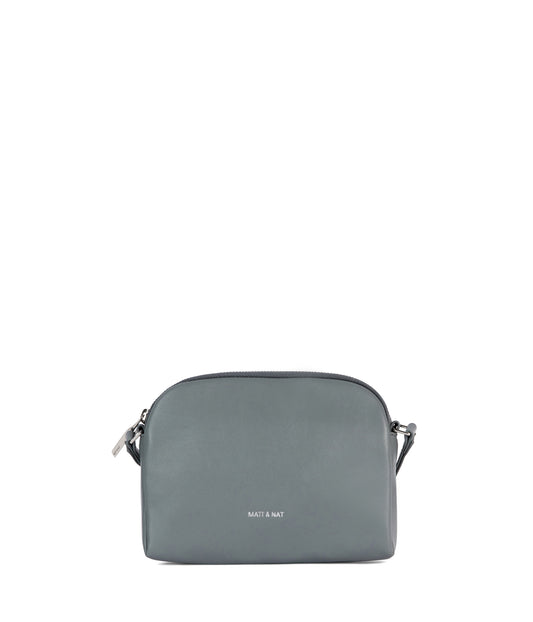 KRISTY Slim  Vegan Crossbody Bag - Forum | Color: Dolphin- variant::dolphin