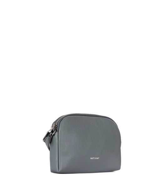 KRISTY Slim  Vegan Crossbody Bag - Forum | Color: Dolphin- variant::dolphin