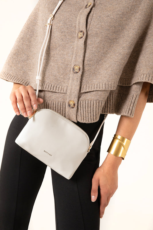 KRISTY Slim  Vegan Crossbody Bag - Forum | Color: Dolphin- variant::dolphin