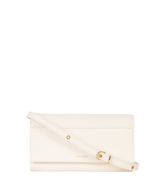 LETTE Vegan Wallet Crossbody Bag - Forum | Color: Cloud - variant::cloud