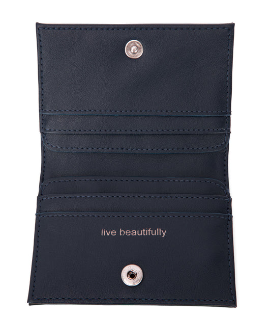 LIZ Vegan Folded Wallet - Forum | Color: Navy- variant::navy
