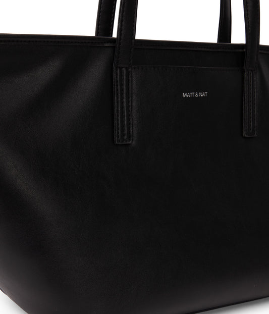 Marisa  Vegan Tote Bag - Forum | Color: Black - variant::black