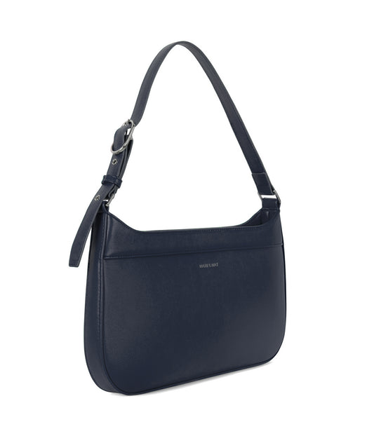 REVE Vegan Shoulder Bag - Forum | Color: Navy- variant::navy