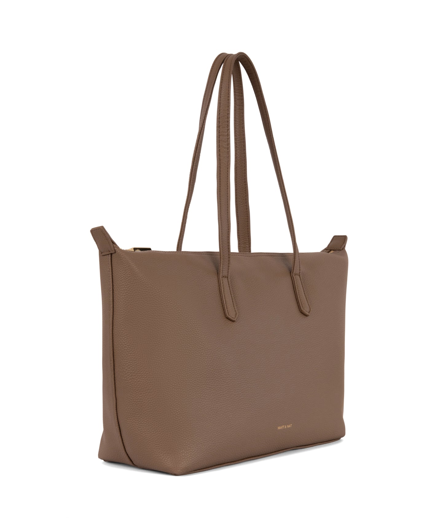ABBI Vegan Tote Bag - Grain | Color: Toffee - variant::toffee