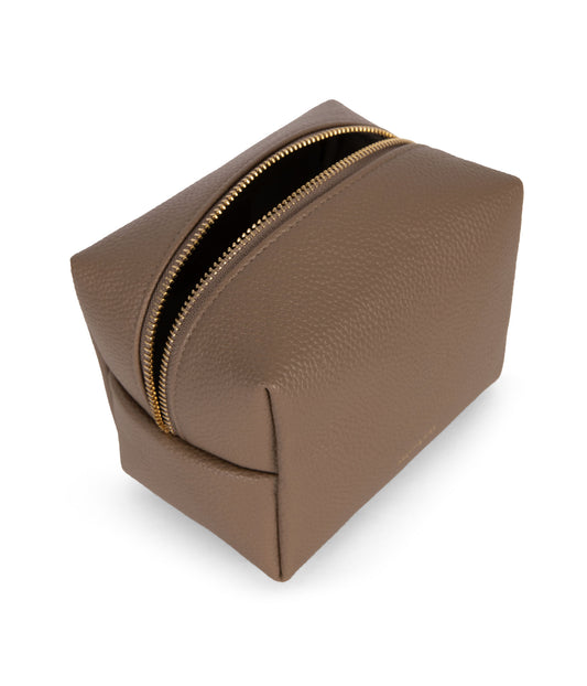 BLAIRSM Small Vegan Toiletry Case - Grain | Color: Toffee - variant::toffee