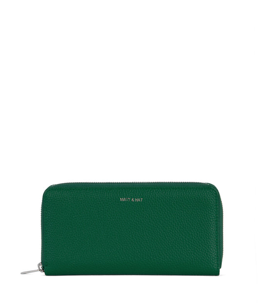 CENTRAL Vegan Wallet - Grain | Color: Avocado - variant::avocado