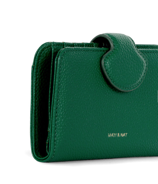 FLOATSM Small Vegan Wallet - Grain | Color: Avocado- variant::avocado